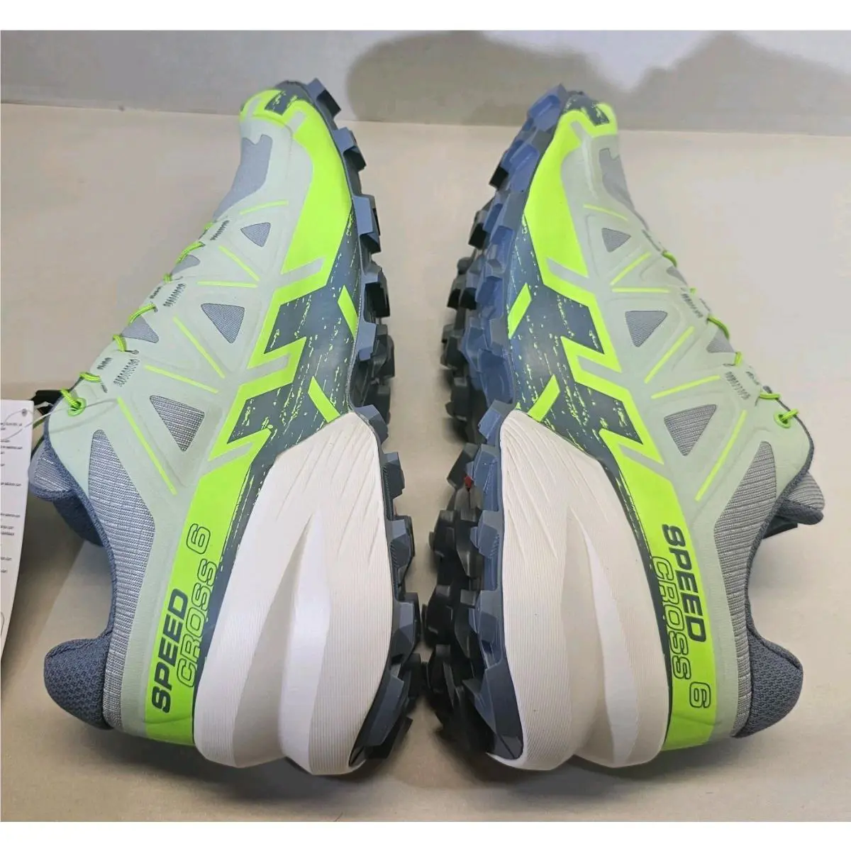 Salomon shoes - Salomon Speedcross 6 - Speedcross - Sneaker - Quarry/Green Gecko/Flint Stone 19