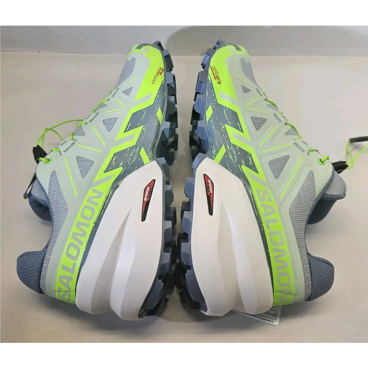 Salomon shoes - Salomon Speedcross 6 - Speedcross - Sneaker - Quarry/Green Gecko/Flint Stone 20