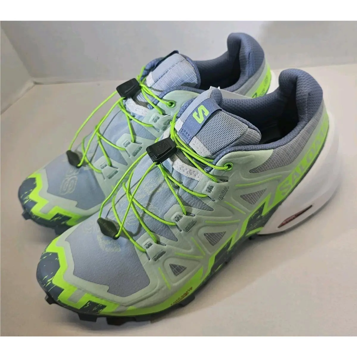 Salomon shoes - Salomon Speedcross 6 - Speedcross - Sneaker - Quarry/Green Gecko/Flint Stone 3