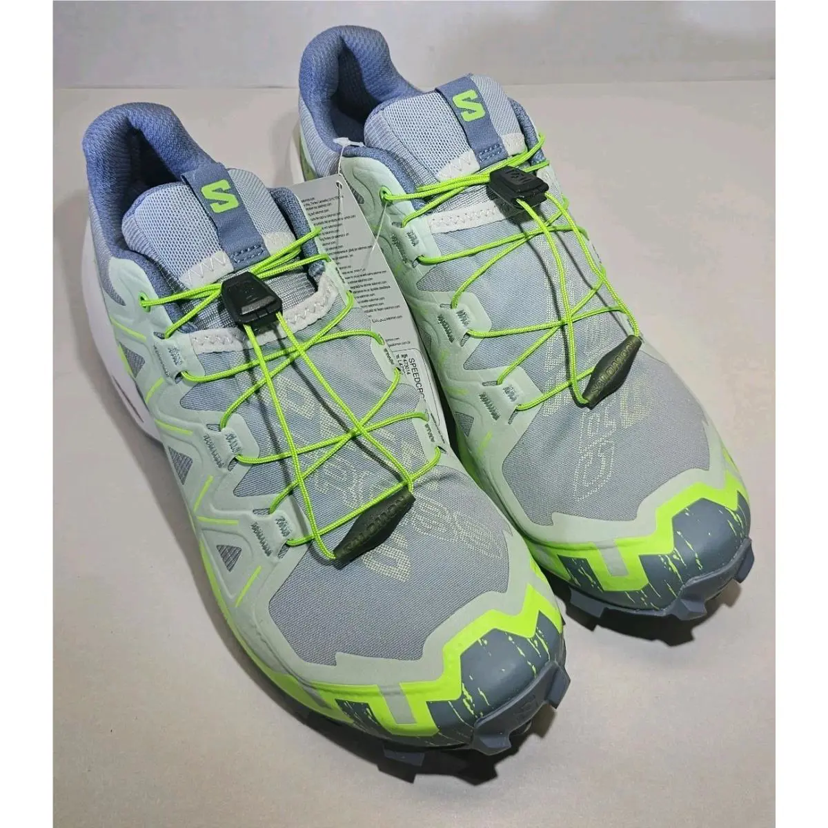 Salomon shoes - Salomon Speedcross 6 - Speedcross - Sneaker - Quarry/Green Gecko/Flint Stone 5