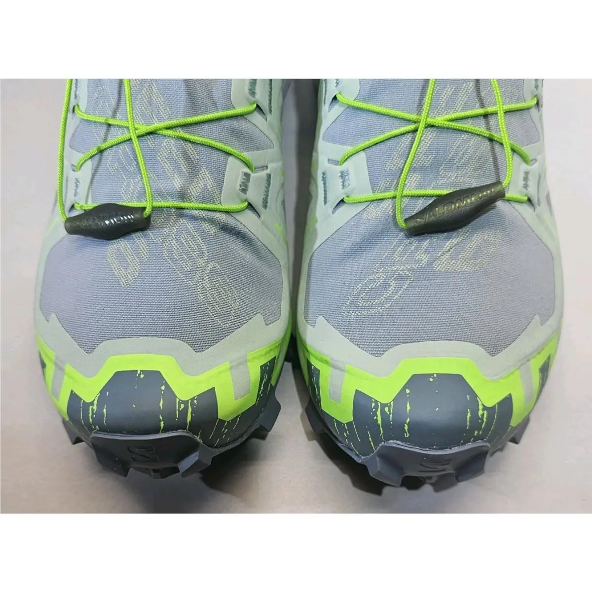 Salomon shoes - Salomon Speedcross 6 - Speedcross - Sneaker - Quarry/Green Gecko/Flint Stone 7