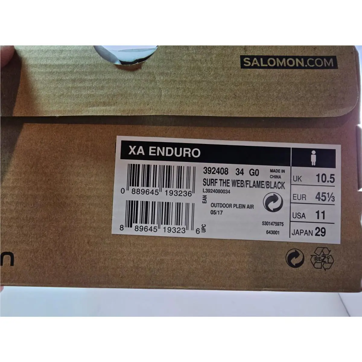 Salomon shoes - Salomon XA Enduro - Enduro - 39240800 - Blue 4