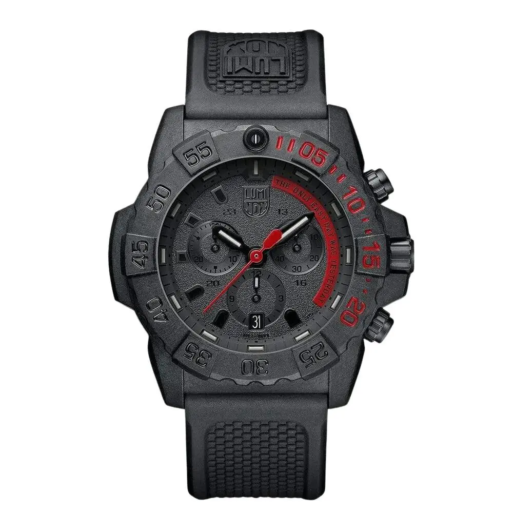 Navy Seal 45mm Chronograph Quartz Men`s Watch XS.3581.EY by Luminox