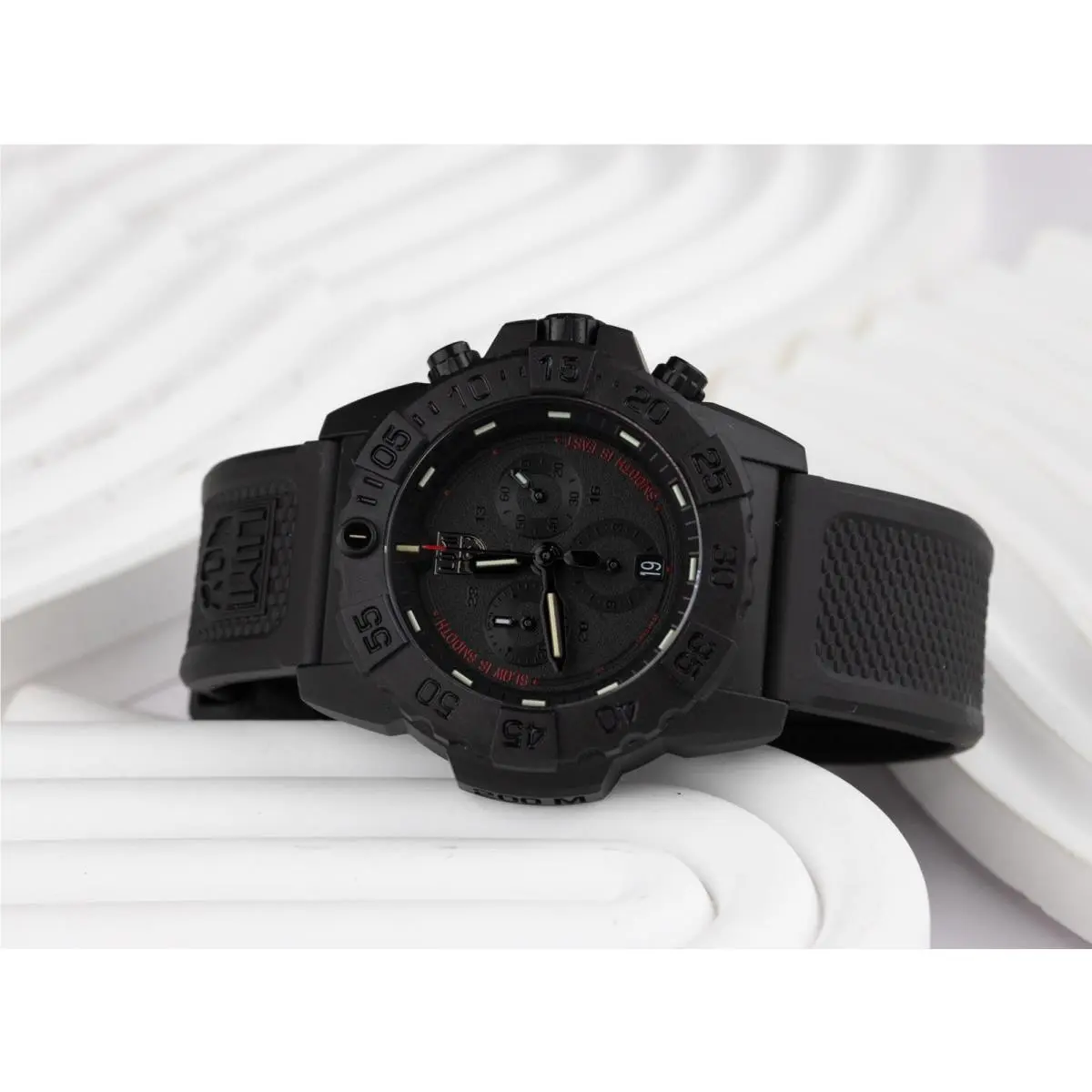Navy Seal Chronograph Swiss Quartz Black Dial Men`s Watch XS.3581.SIS by Luminox