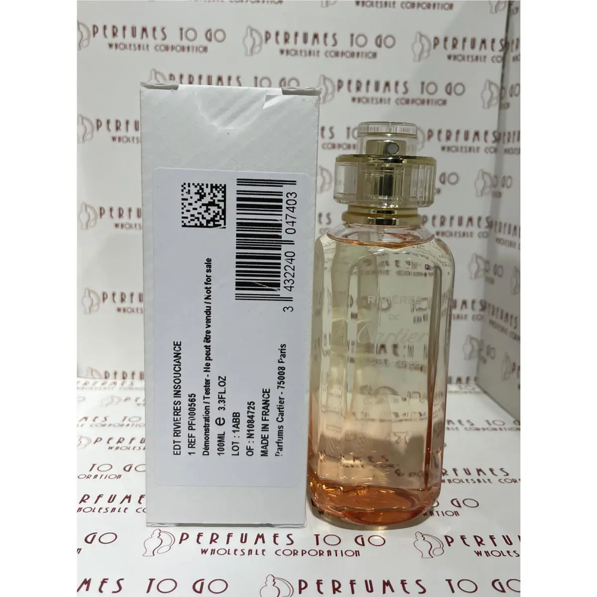 Cartier Riveres Insouciance Edt. Eau de Toilette Spray 3.3 fl oz/100 ml