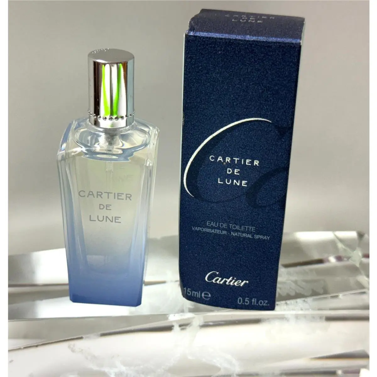 Cartier DE Lune Eau de Toilette 0.5 oz /15 ml Spray 100%authentic