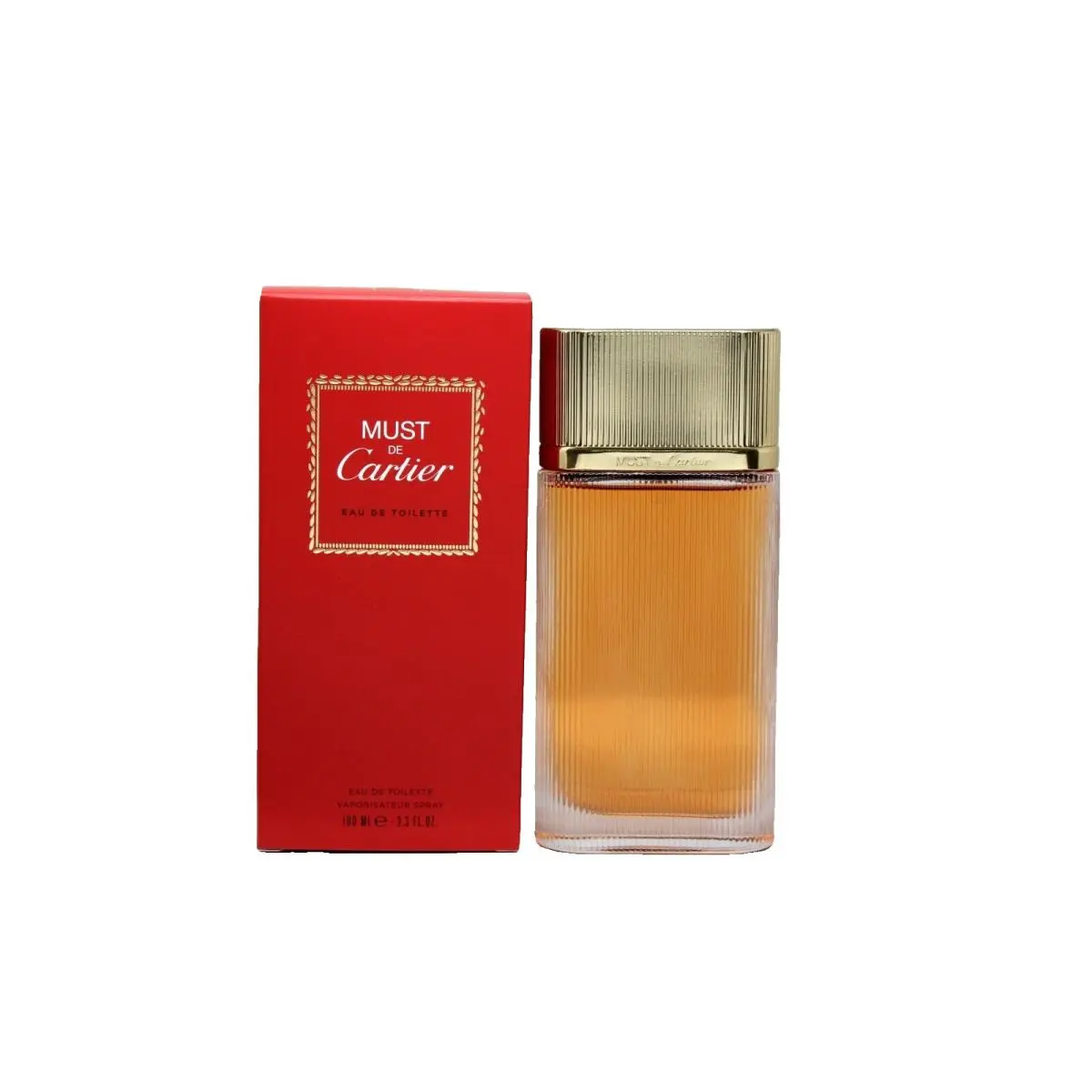 Must DE  Eau DE Toilette Natural Spray 100 ML/3.3 Fl.oz by Cartier