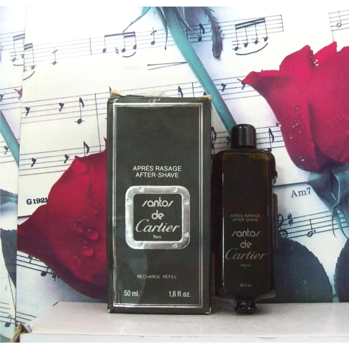 Santos De Cartier After Shave Refill 1.6 Fl. Oz. Nwb. Vintage