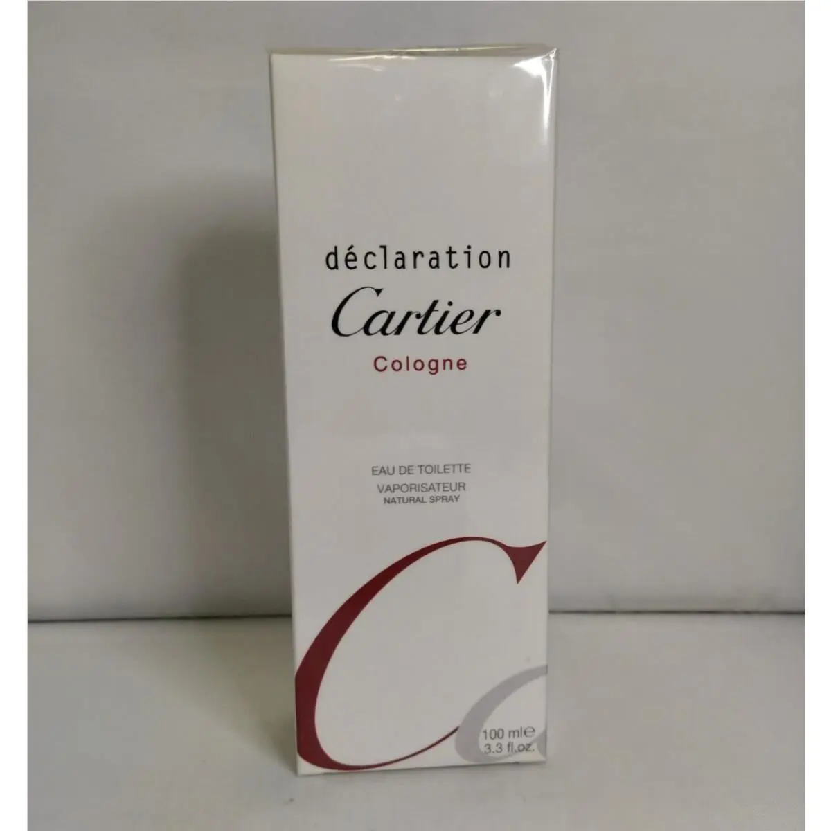 Cartier Declaration Cologne 3.3 oz 3.4 oz Edt Spray