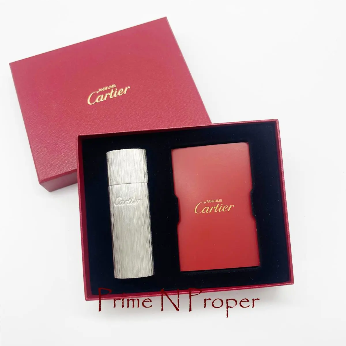 Cartier Refillable Mini Purse Spray Atomizer Set with Refill Sprays 3x1.5ML