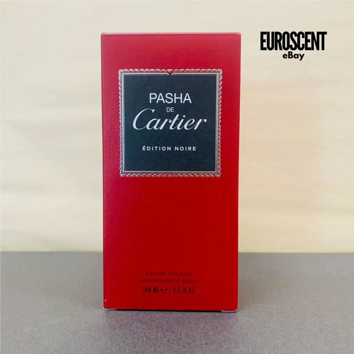 Cartier Pasha Edition Noire Perfume Eau de Toilette Edt Fragrance 100ml / 3.3oz