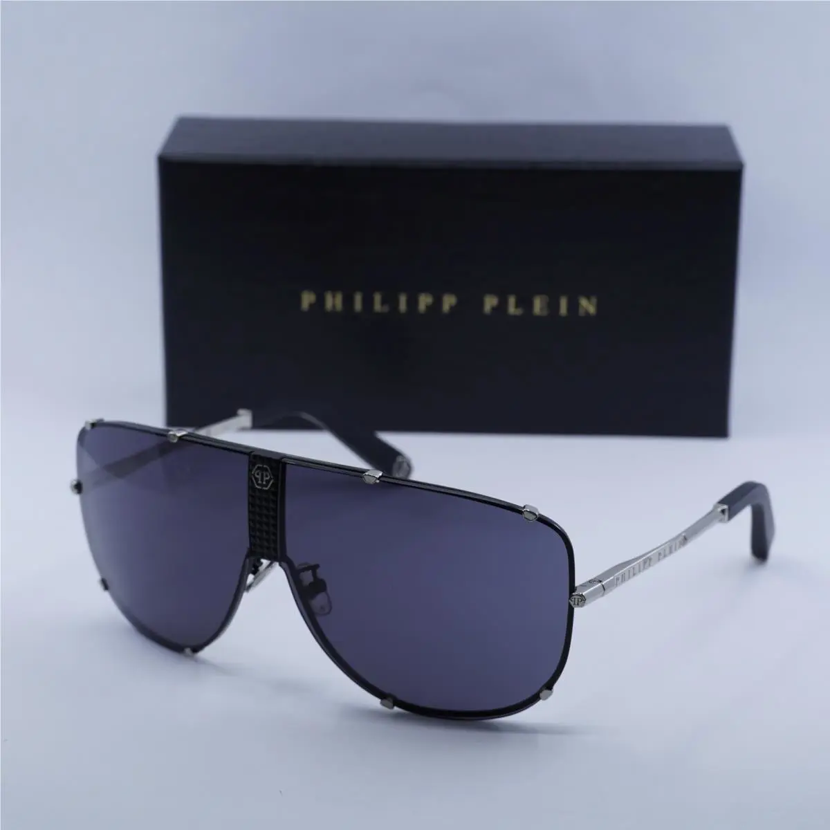 Philipp Plein SPP075M 0K07 Silver/grey 69-8-140 Sunglasses