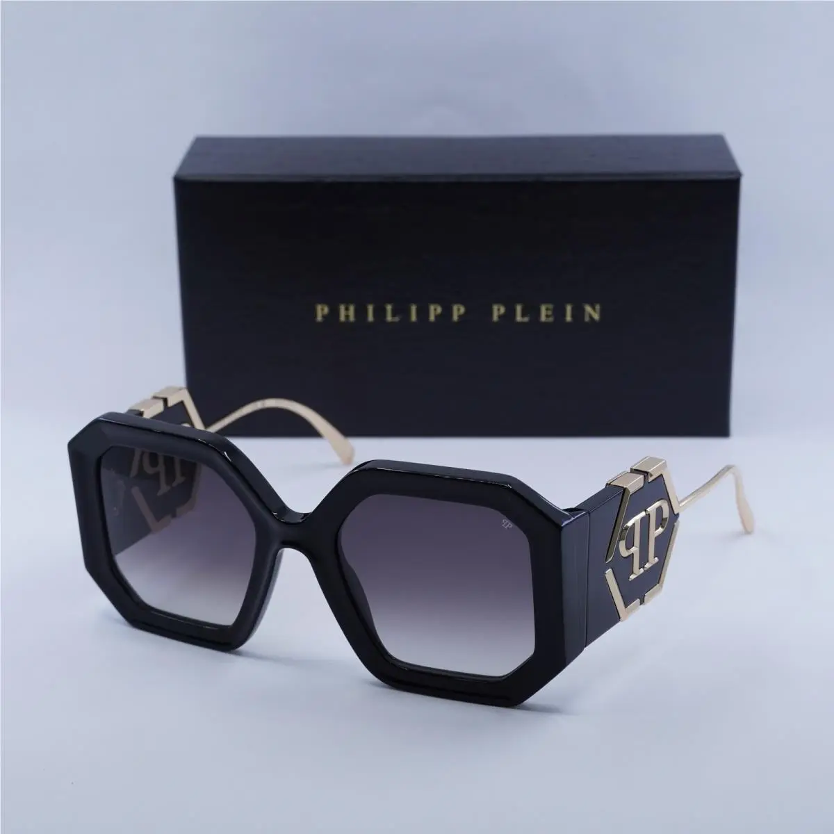Philipp Plein SPP067 0700 Black/grey Gradient 54-22-140 Sunglasses