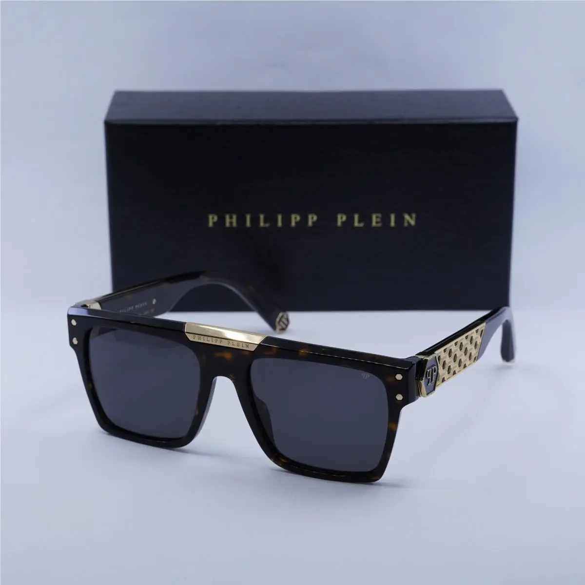 Philipp Plein SPP080 0722 Dark Havana/grey 55-18-145 Sunglasses