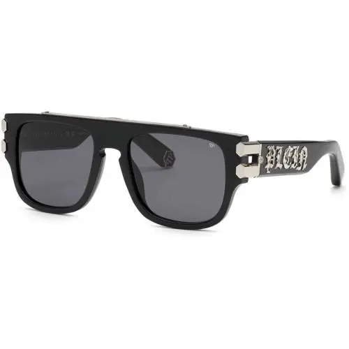 Philipp Plein SPP011X Shiny Black Shiny Black -0700 0700 Sunglasses