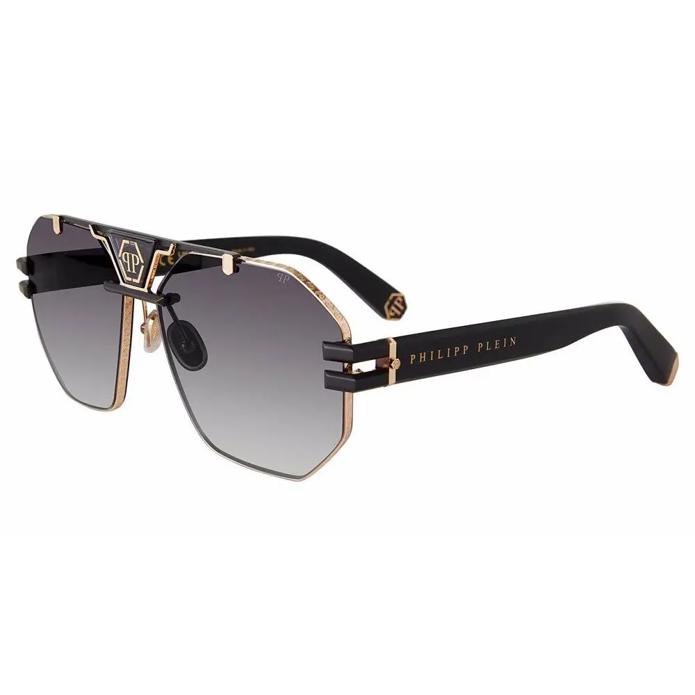 Philipp Plein SPP077M Sunglasses 0302 Rose Gold/black 63mm Unisex