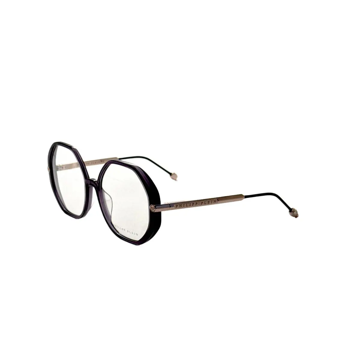 Philipp Plein Women`s 56mm Transparent Purple Opticals VPP053S560705