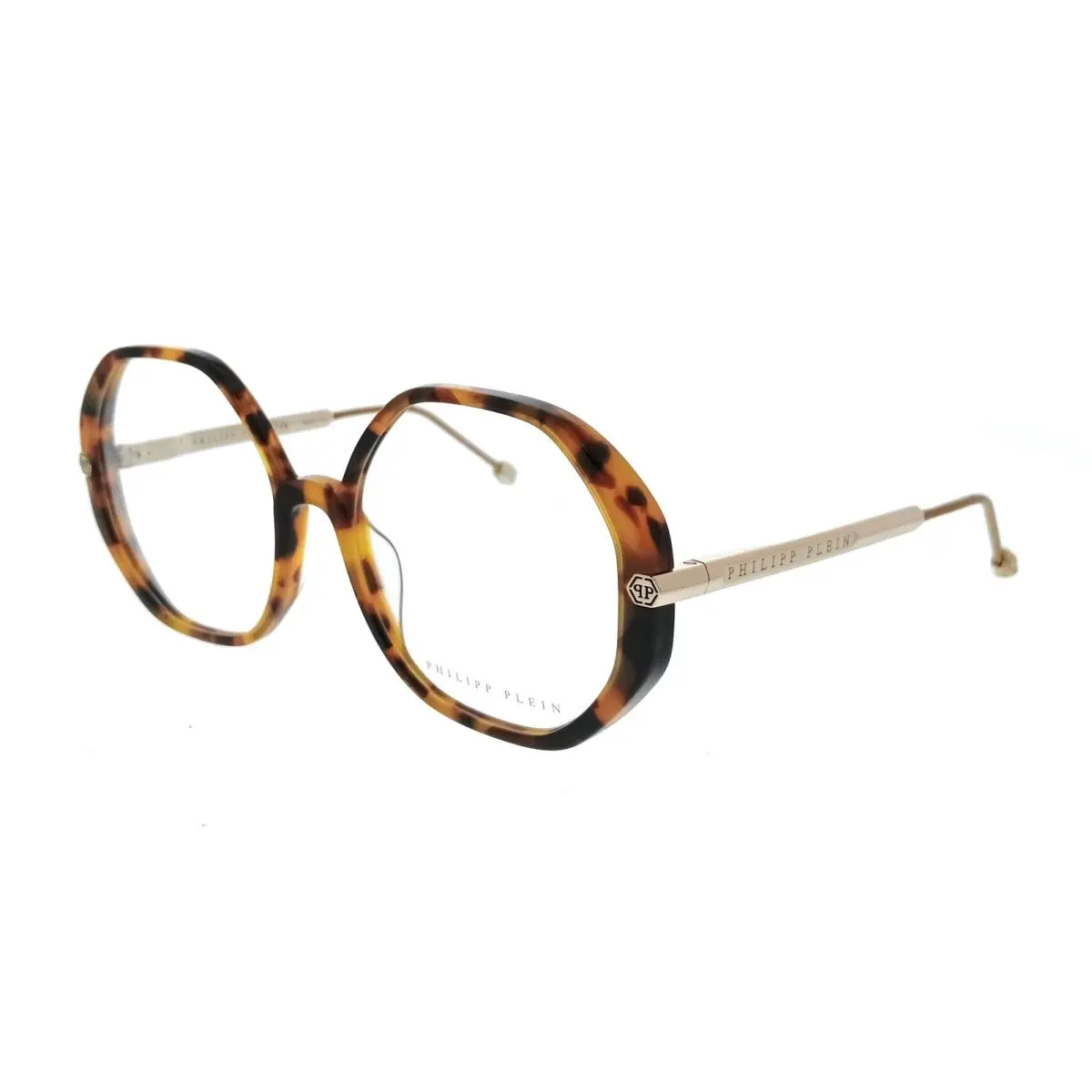 VPP053S560728 Black Havana Square Womens Optical Frames by Philipp Plein