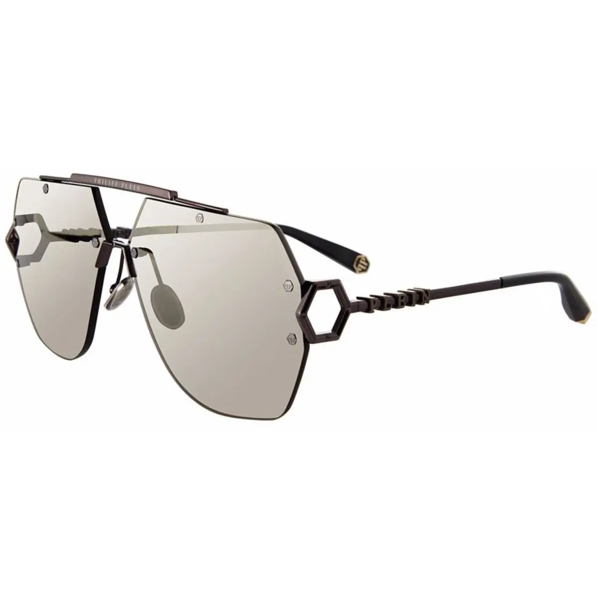 Philipp Plein SPP111 Black Gold 672x Sunglasses