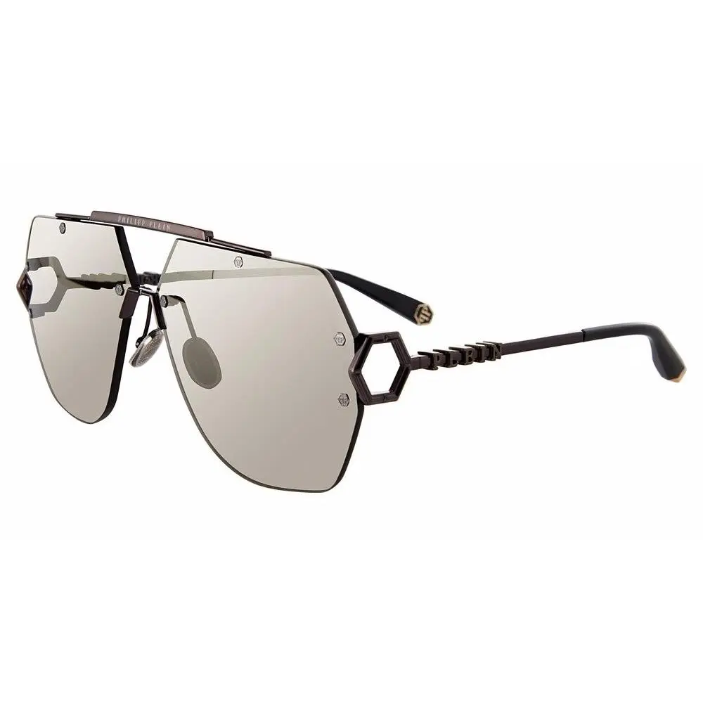 Philipp Plein SPP111 Sunglasses 672X Black Gold 66mm Unisex