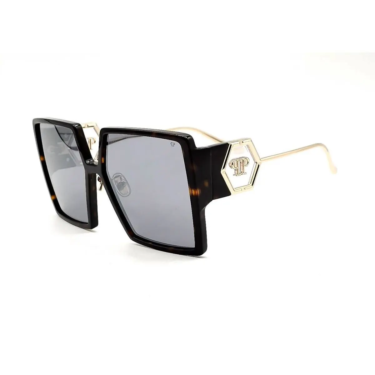 Philipp Plein Diva SPP028 Sunglasses 722X Tortoise/ Gray Lenses 61