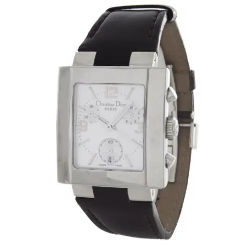 Christian  Riva Ladies Silver Dial Quartz D101-100-AGIN2 by Dior