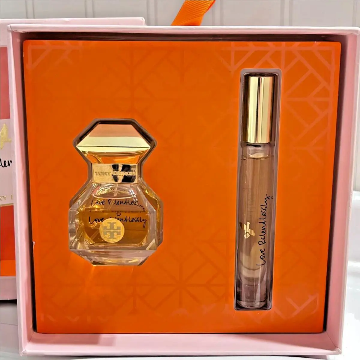 Tory Burch Love Relentlessly Edp Perfume Set 30 ml/1 oz+6 ml/0.2 oz Rare