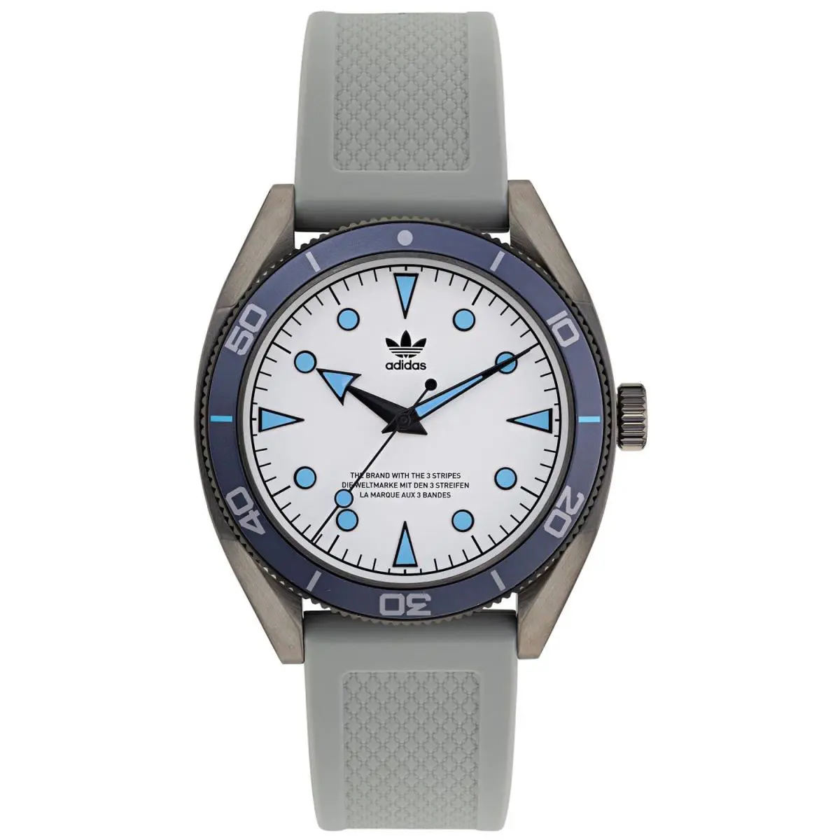 Adidas Men`s Originals Fashion Edition Two Silver Dial Watch - AOFH22003