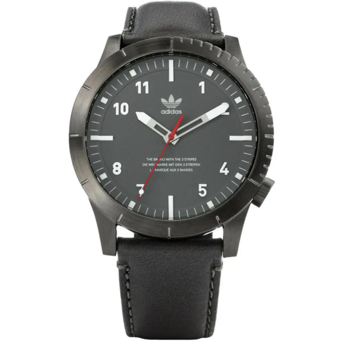 Men`s Cypher LX1 Black Plated Stainless Steel Watch Z06 2915-00 by Adidas