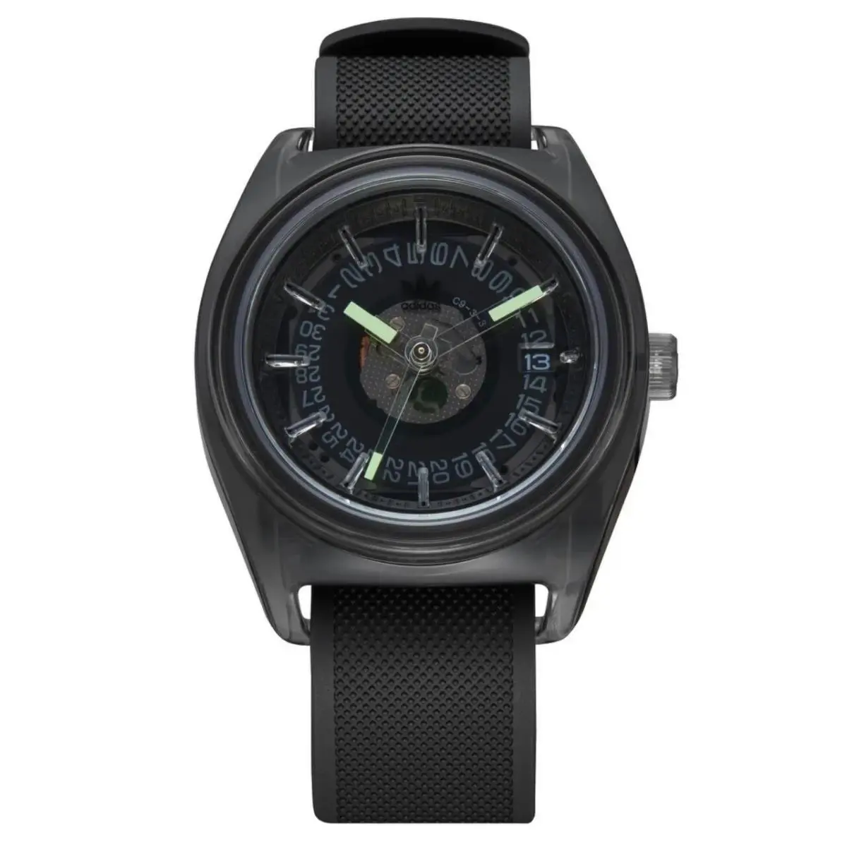 Adidas Process_C2 Nato Fkm Black Rubber Strap 33mm Watch