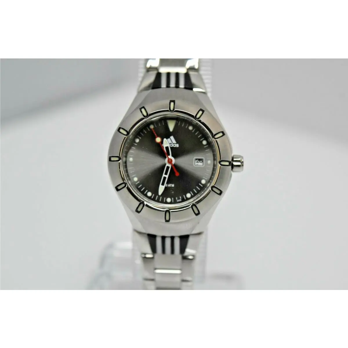 Adidas Women`s Small Stainless Steel Gray Dial 21712 Watch