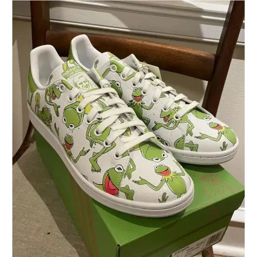 Adidas x Disney Sz. 11 Kermit The Frog Stan Smith Shoes. Sneakers. FZ2707