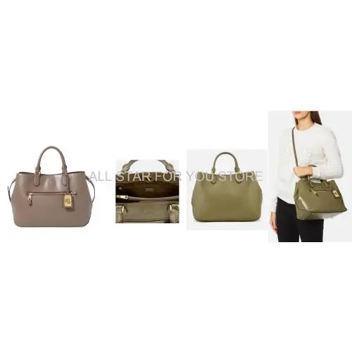 Ralph Lauren Satchel Bag Newbury Sabine Leather Satchel Bag