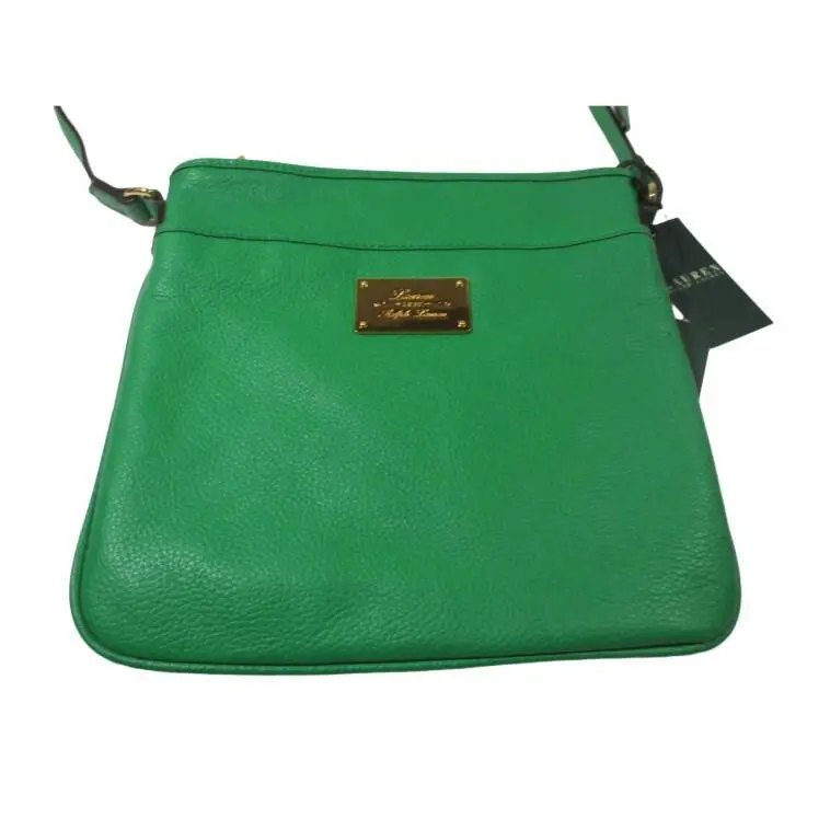 Lauren Ralph Lauren Leather Flat Crossbody Shoulder Bag Governors Lodge