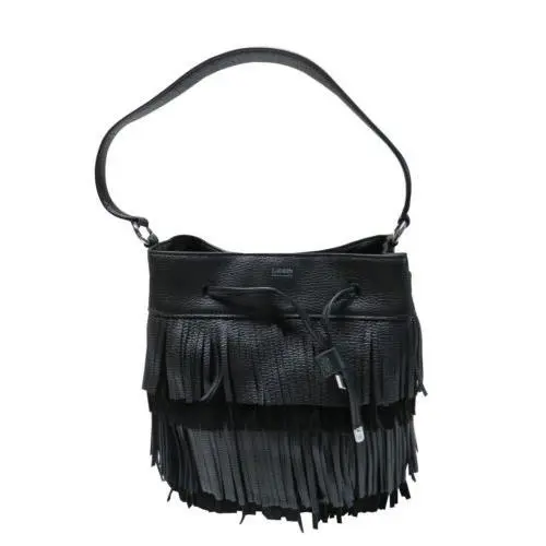 Ralph Lauren Designer Purse Handbag Cobden Drawstring Shoulder Bag Chose Clr