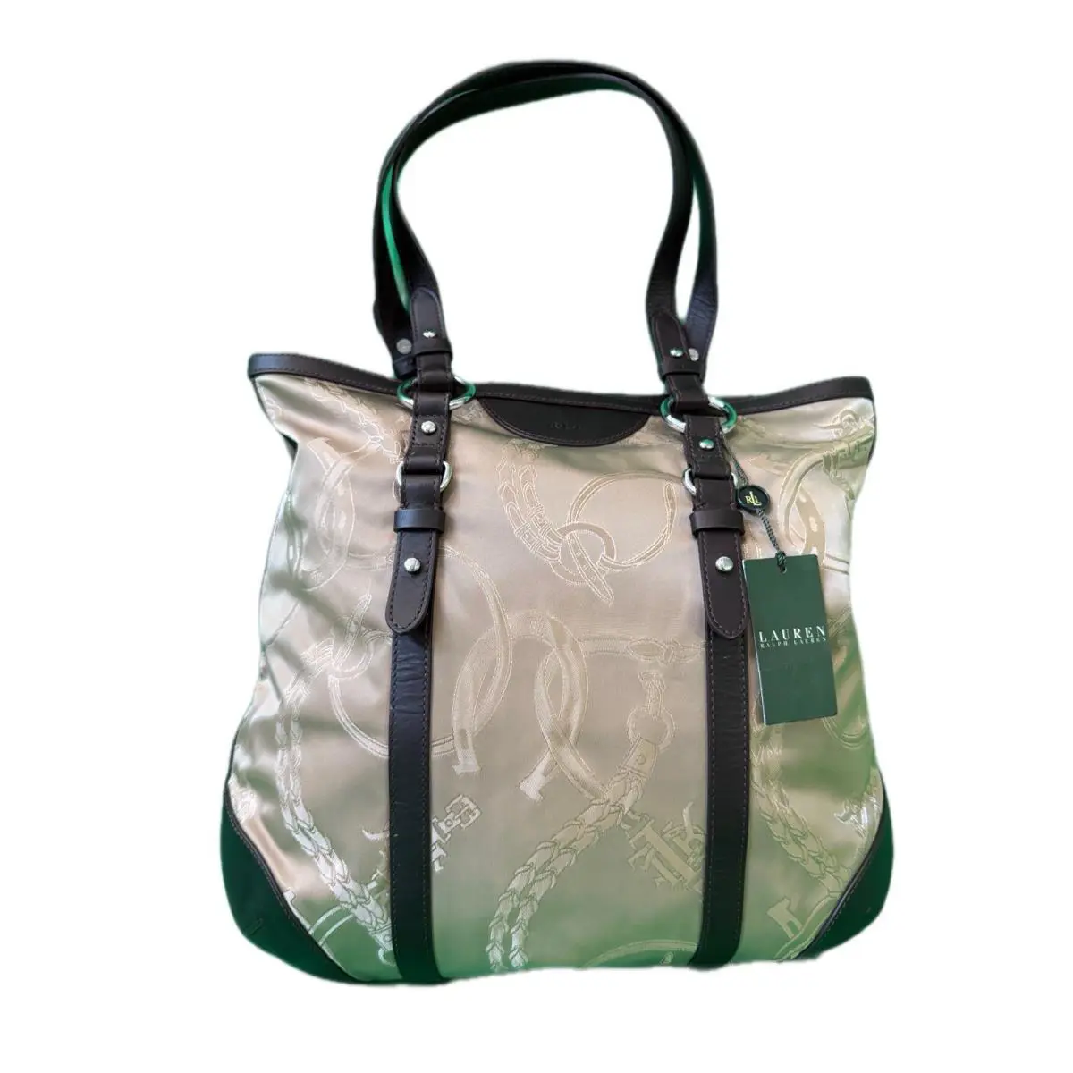Ralph Lauren Khaki Tote Bag
