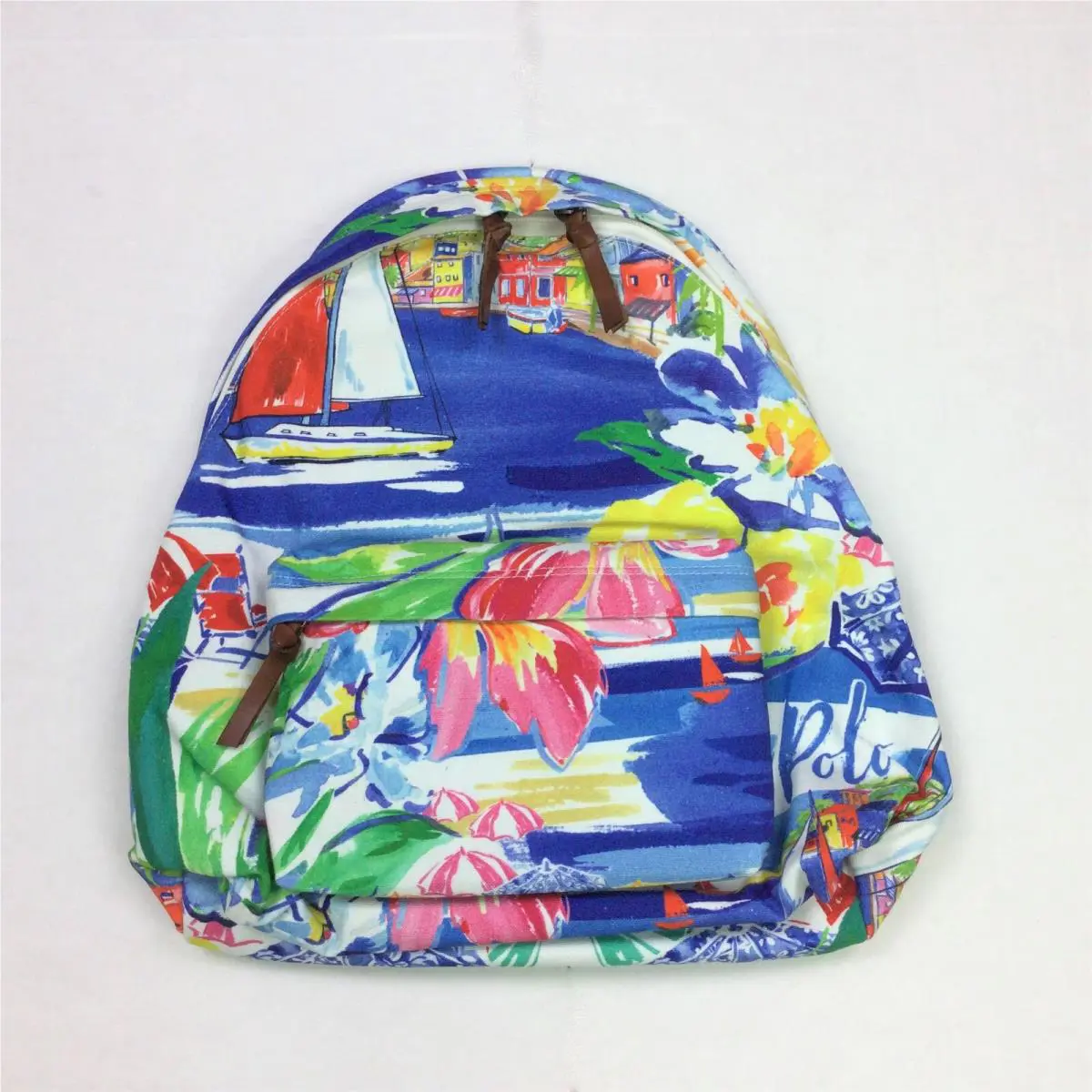 Polo Ralph Lauren Men Floral Riviera Graphic Canvas Bagpack