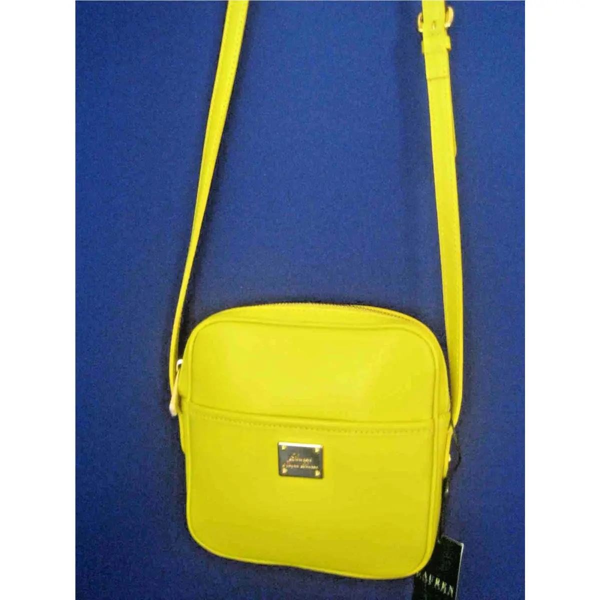 Lauren Ralph Lauren Lemon Color Small Cross Body Bag