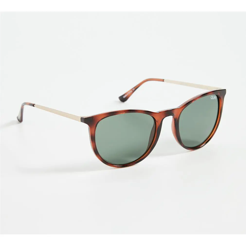 Quay Australia Great Escape 56mm Tortoise/green Polarized Sunglasses R2953