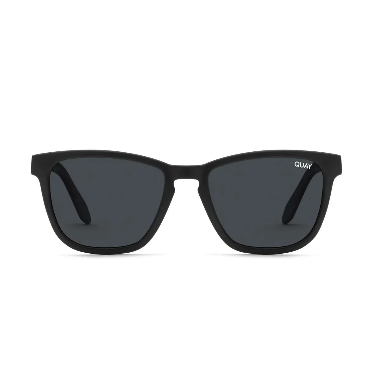 Quay Unisex Hardwire RX QT-000313 Matte Black / Smoke Tinted Sunglasses by QUAY