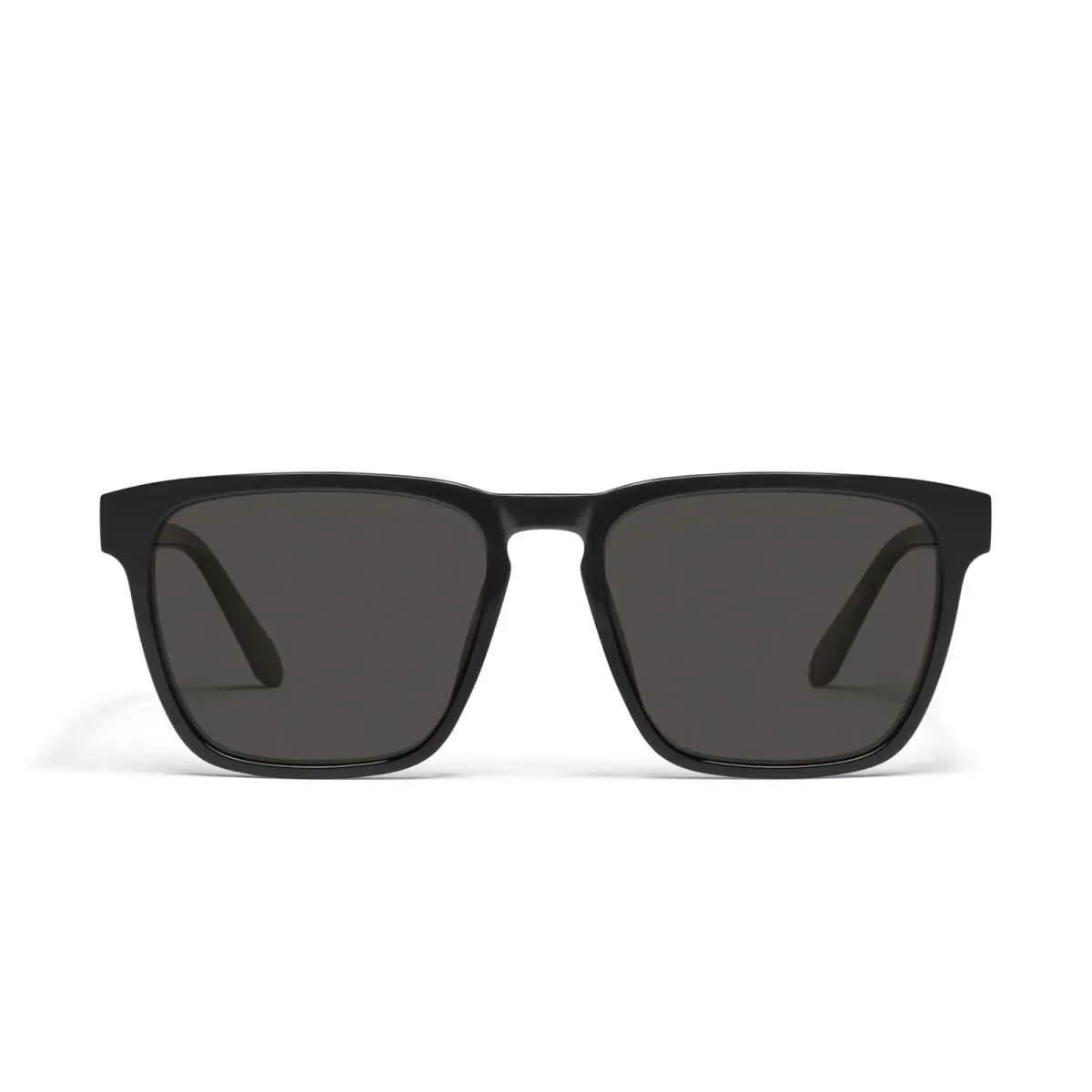 Quay Mens Sunglasses Polarized Square Lenses with UV Protection Unplugged Black