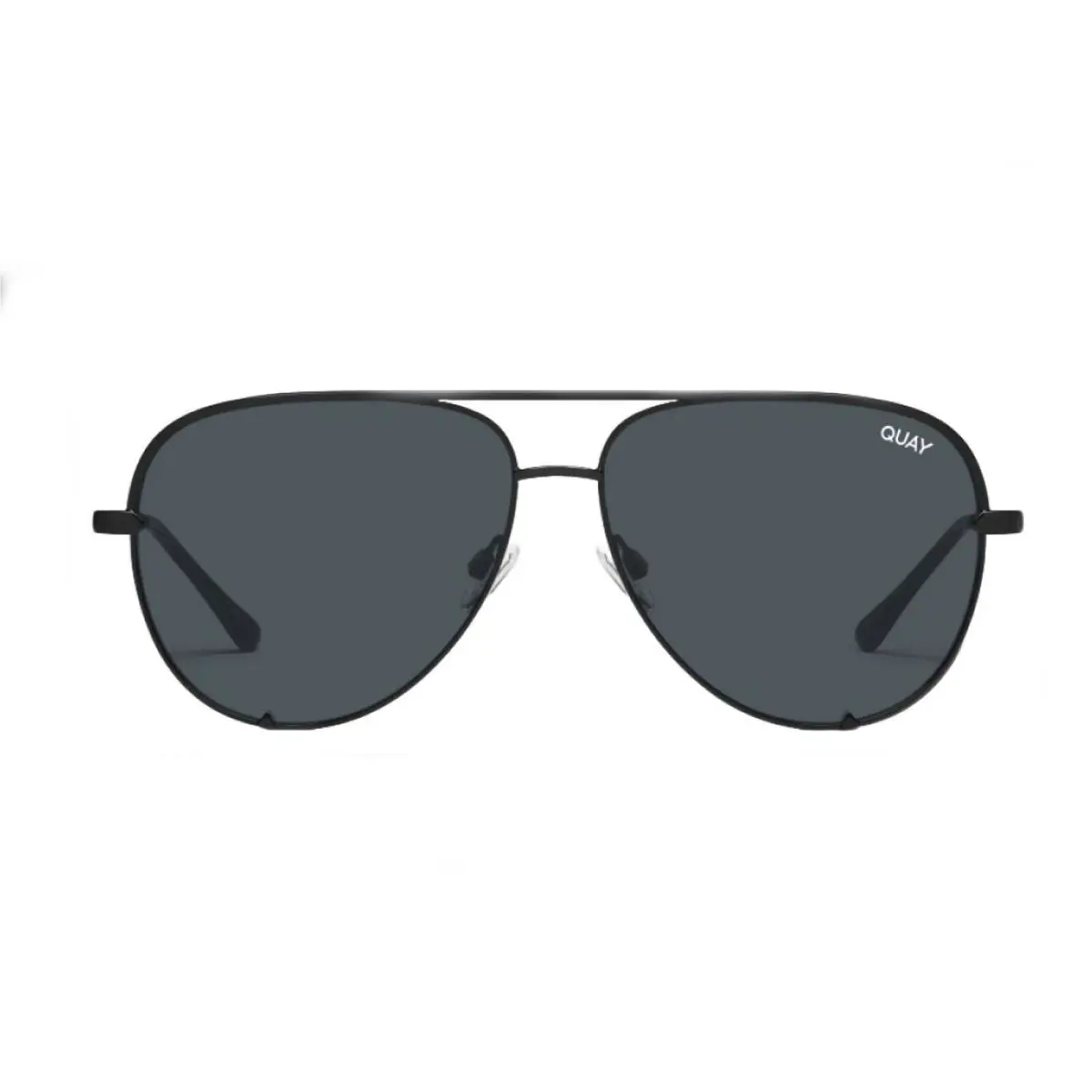 Quay Unisex High Key Mini RX QT-000268 Black / Smoke Polarized Sunglasses by QUAY