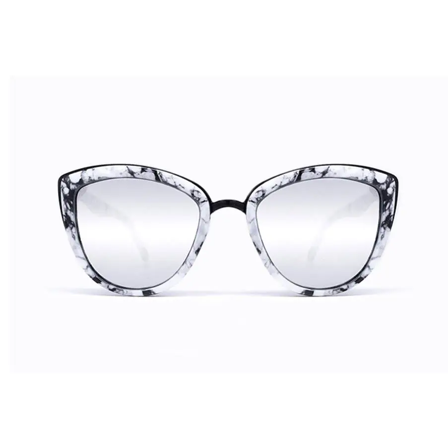 Quay My Girl Marble/silver Mirror Sunglasses