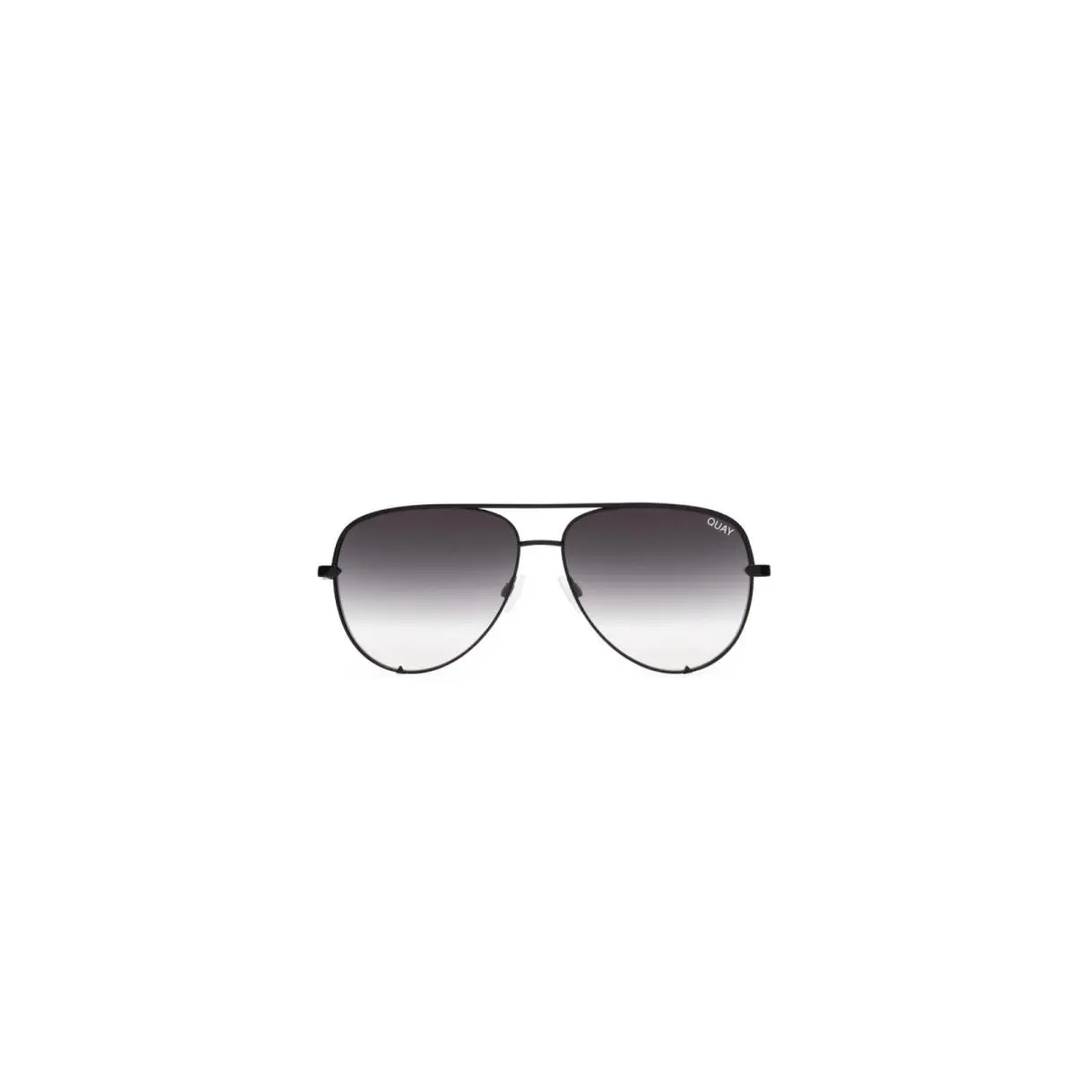 Quay High Key Black Fade – Older Style w/ Lens Logo – Warehouse Find