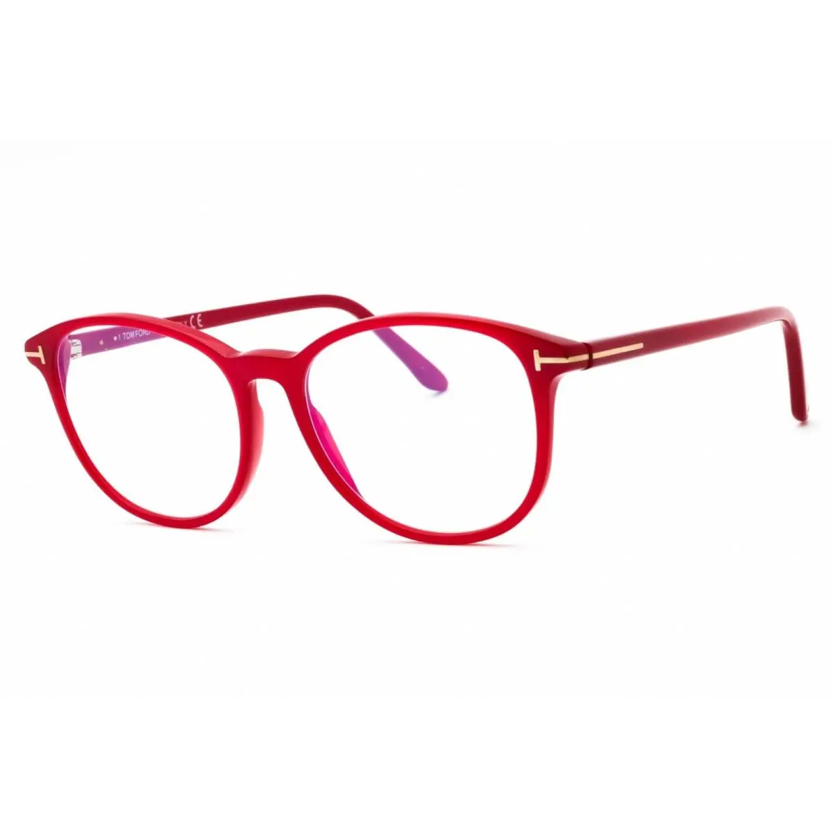Women`s Eyeglasses Pink /other Acetate Round Shape Frame FT5810-B 074 by Tom Ford