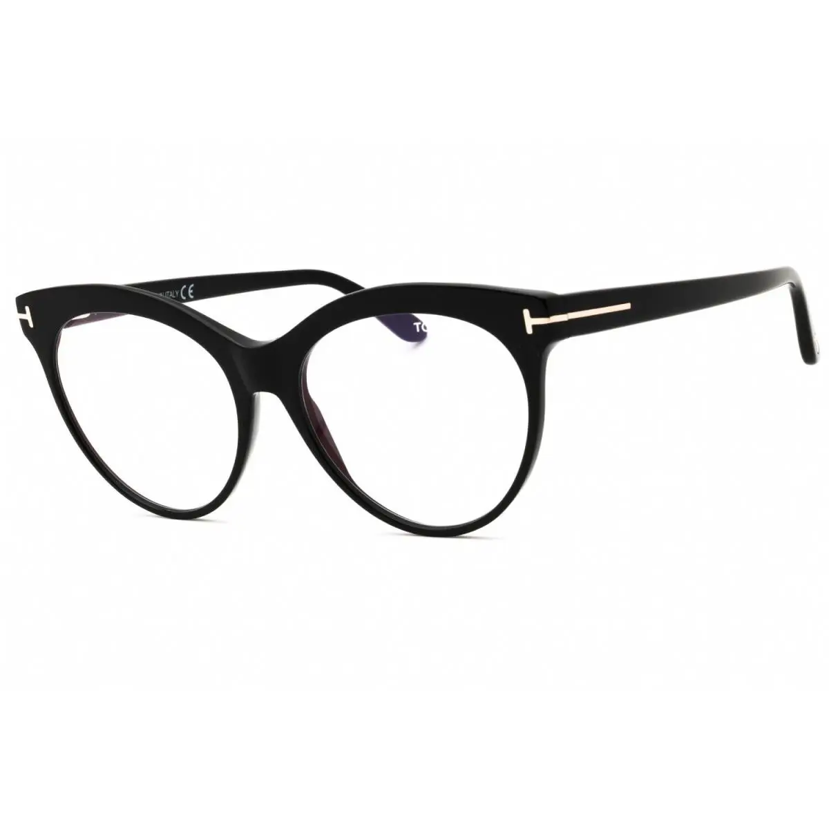Tom Ford FT5827-B 001 Eyeglasses Shiny Black Frame 55mm