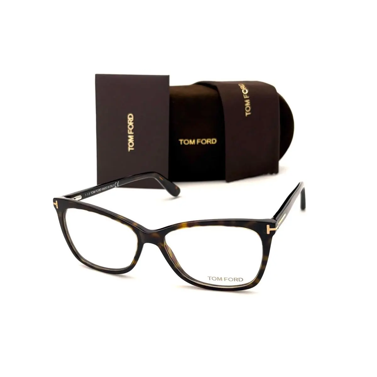 Tom Ford FT5514 083 Violet Clear Lens Plastic 54 mm Women`s Eyeglasses