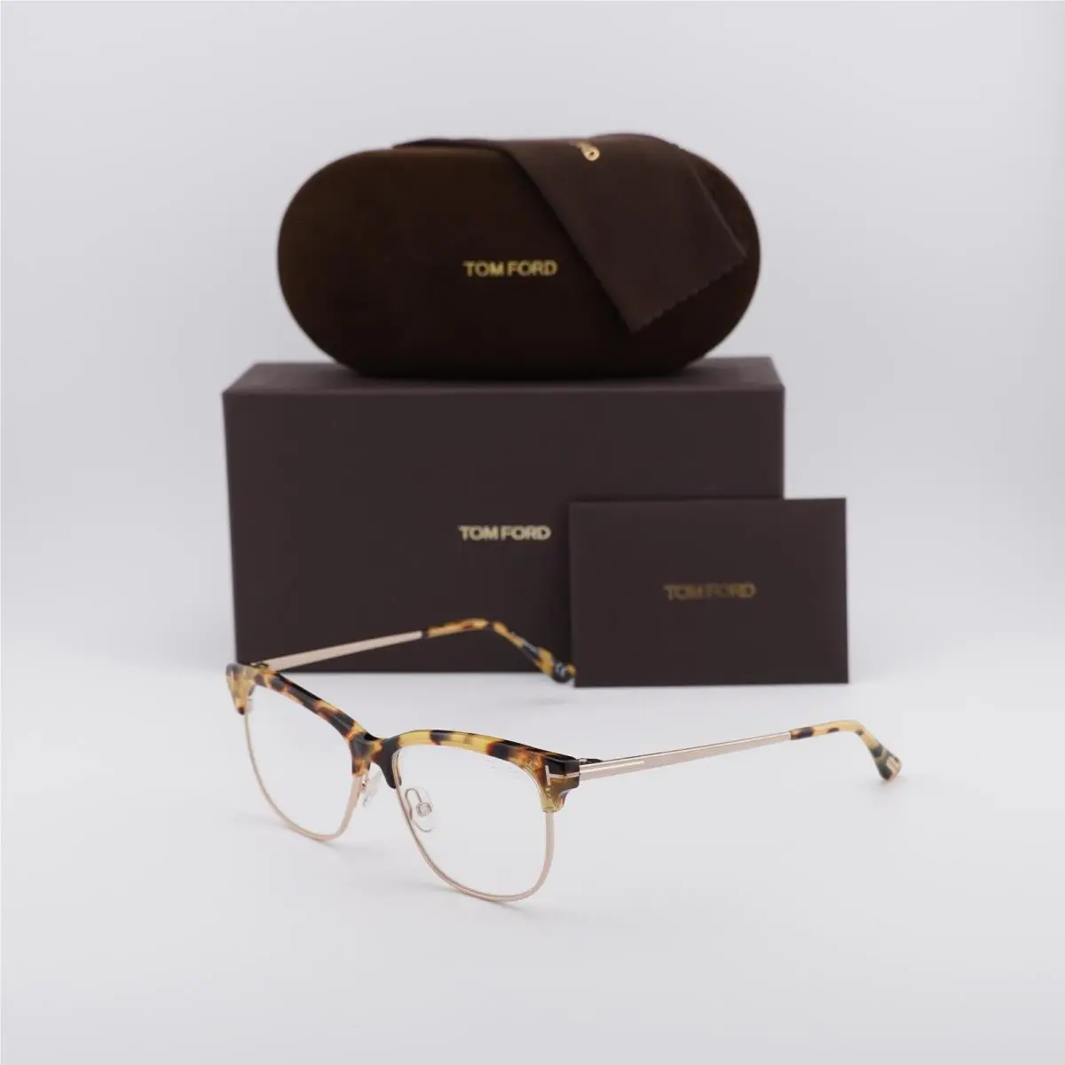 Tom Ford TF5546-B 056 Tortoise/rose Gold 52MM Eyeglasses 52-14-140