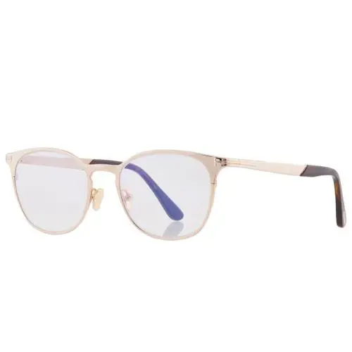 Tom Ford FT5732B/V 014 52 Light Ruthenium / Blue Block 52mm Eyeglasses - Frame: Light Ruthenium
