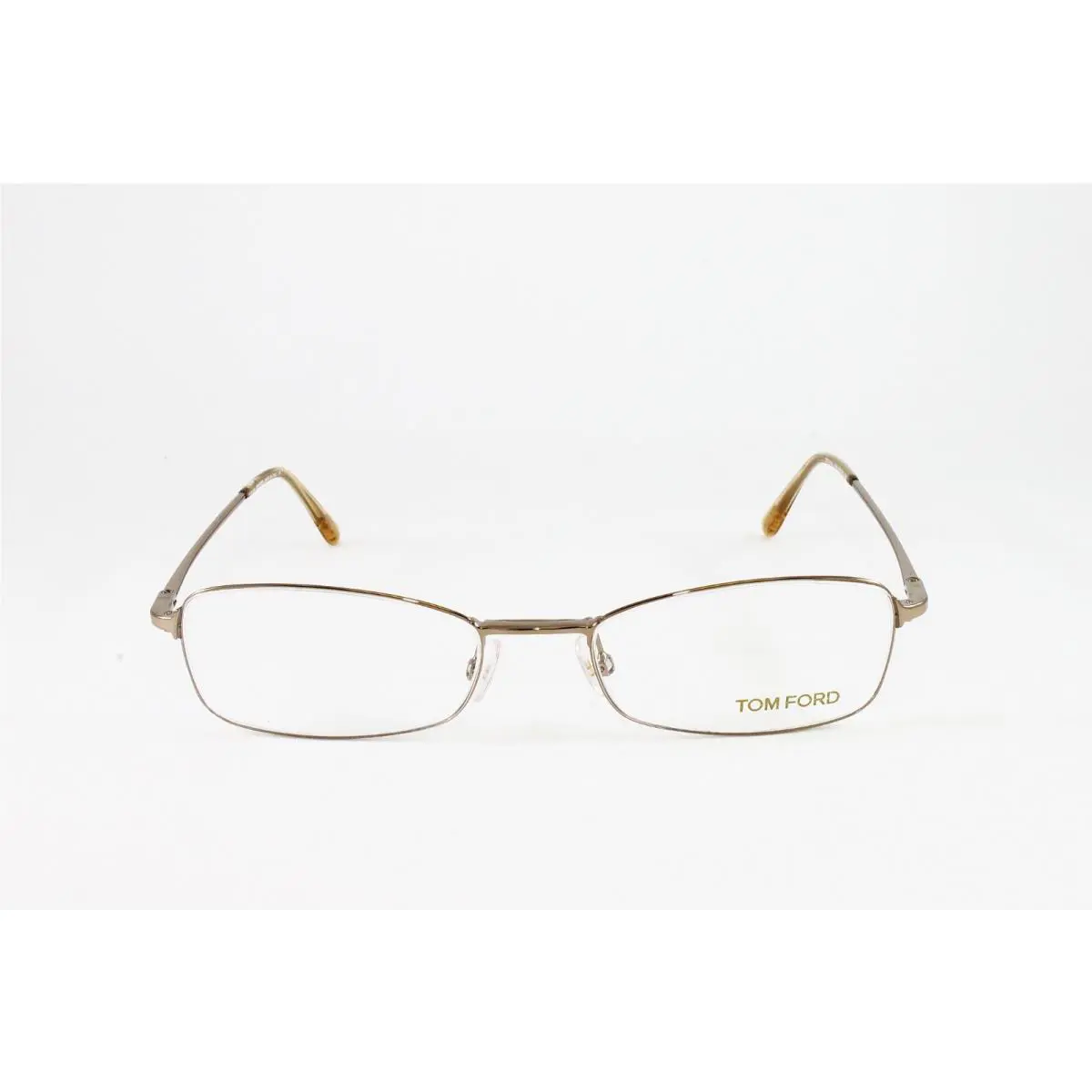Tom Ford Women`s Eyeglasses Metal Rectangular Frame FT5194V 034 Gold 52mm